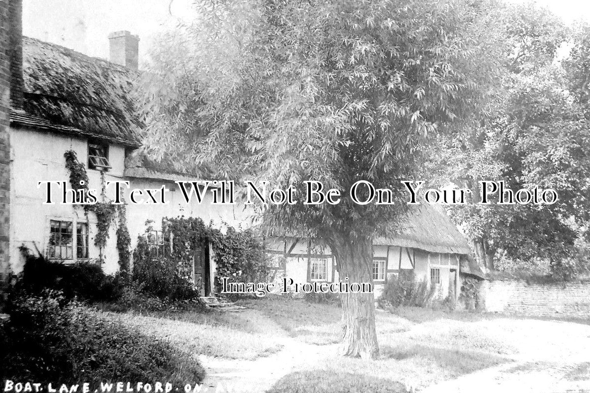 WA 813 - Boat Lane, Welford On Avon, Warwickshire c1908