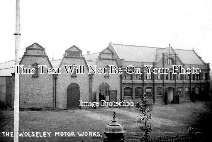 WA 821 - Wolseley Motor Works Factory, Birmingham, Warwickshire c1909