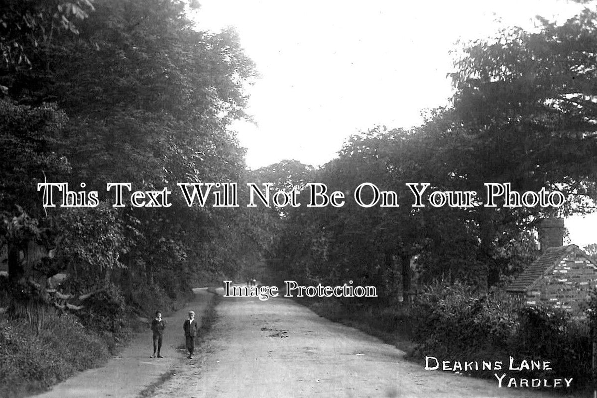 WA 990 - Deakins Lane, Yardley, Birmingham, Warwickshire c1915
