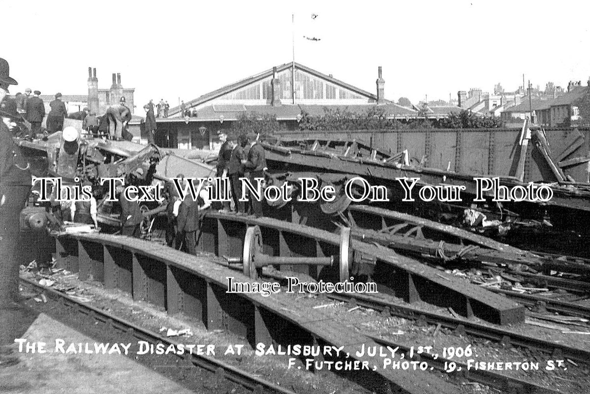 WI 1002 - Railway Disaster At Salisbury Railway Station, Wiltshire 1906
