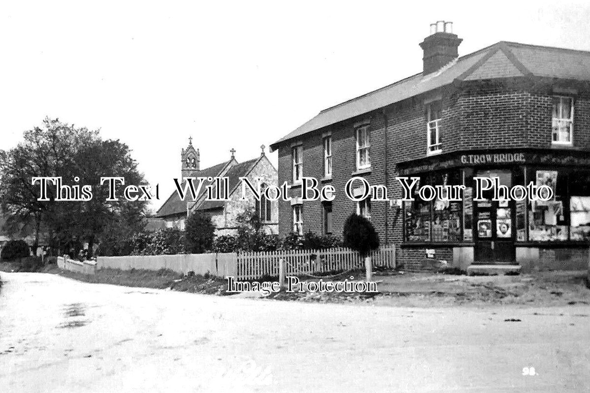 WI 1094 - G Trowbridge Shop, Porton, Wiltshire c1918