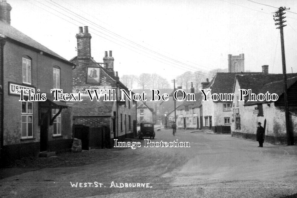 WI 1132 - West Street, Aldbourne, Wiltshire c1930