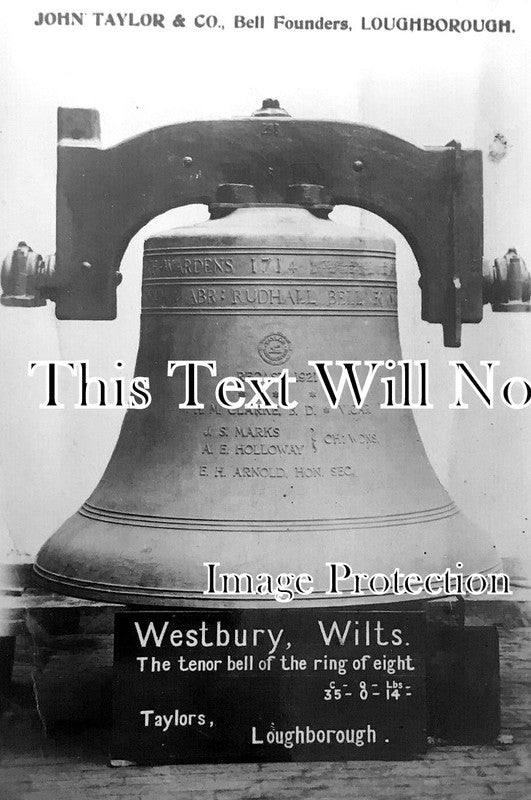 WI 1201 - The Tenor Bell, Westbury, Wiltshire c1921