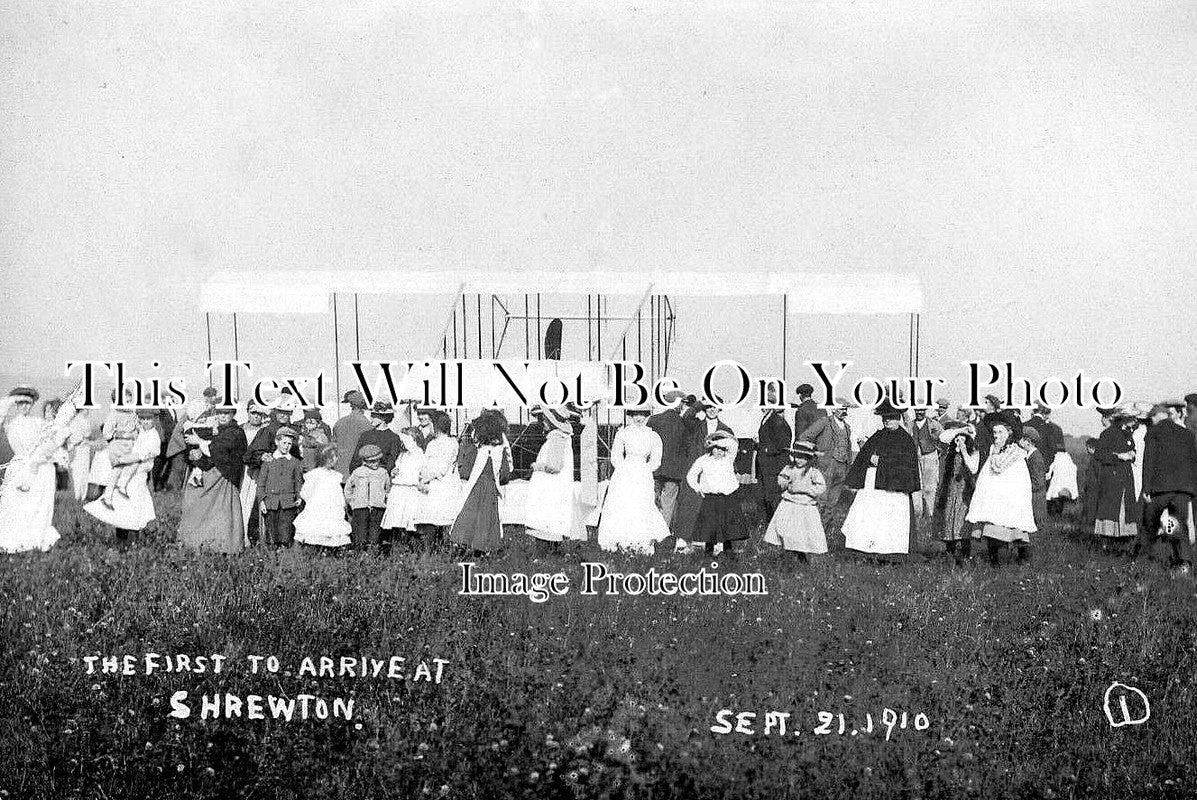 WI 1283 - First Aeroplane At Shrewton, Aviation, Wiltshire 1910