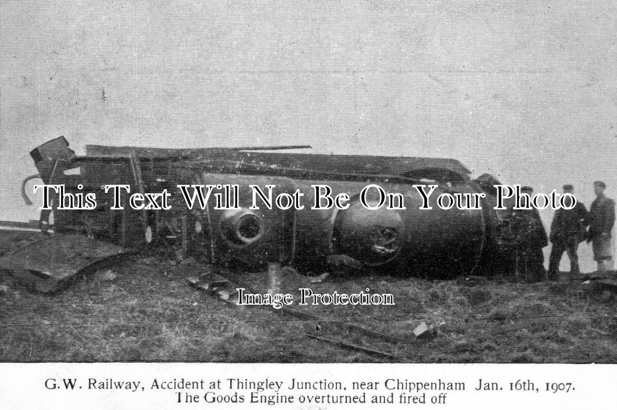 WI 132 - Railway Accident, Thingley Junction, Near Chippenham, Wiltshire