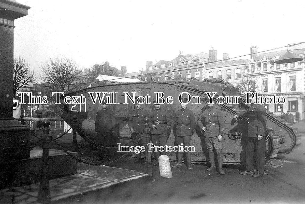 WI 1334 - Salisbury WW1 Army Military Tank, Wiltshire c1918