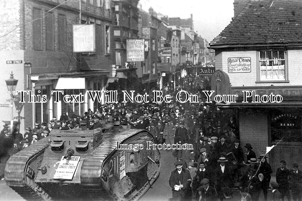 WI 1342 - Salisbury WW1 Military Army Tank Week, Wiltshire c1918