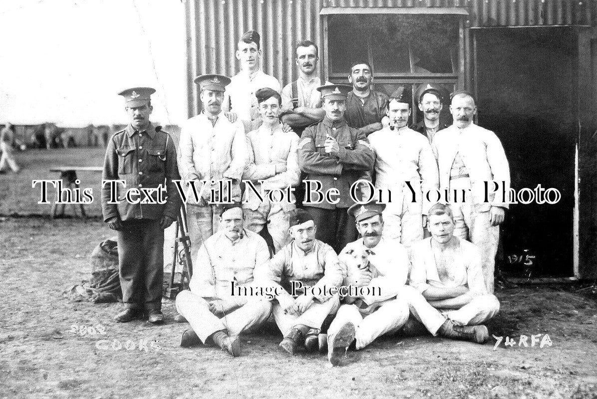WI 1356 - Cooks At Shrewton Military Camp, Wiltshire