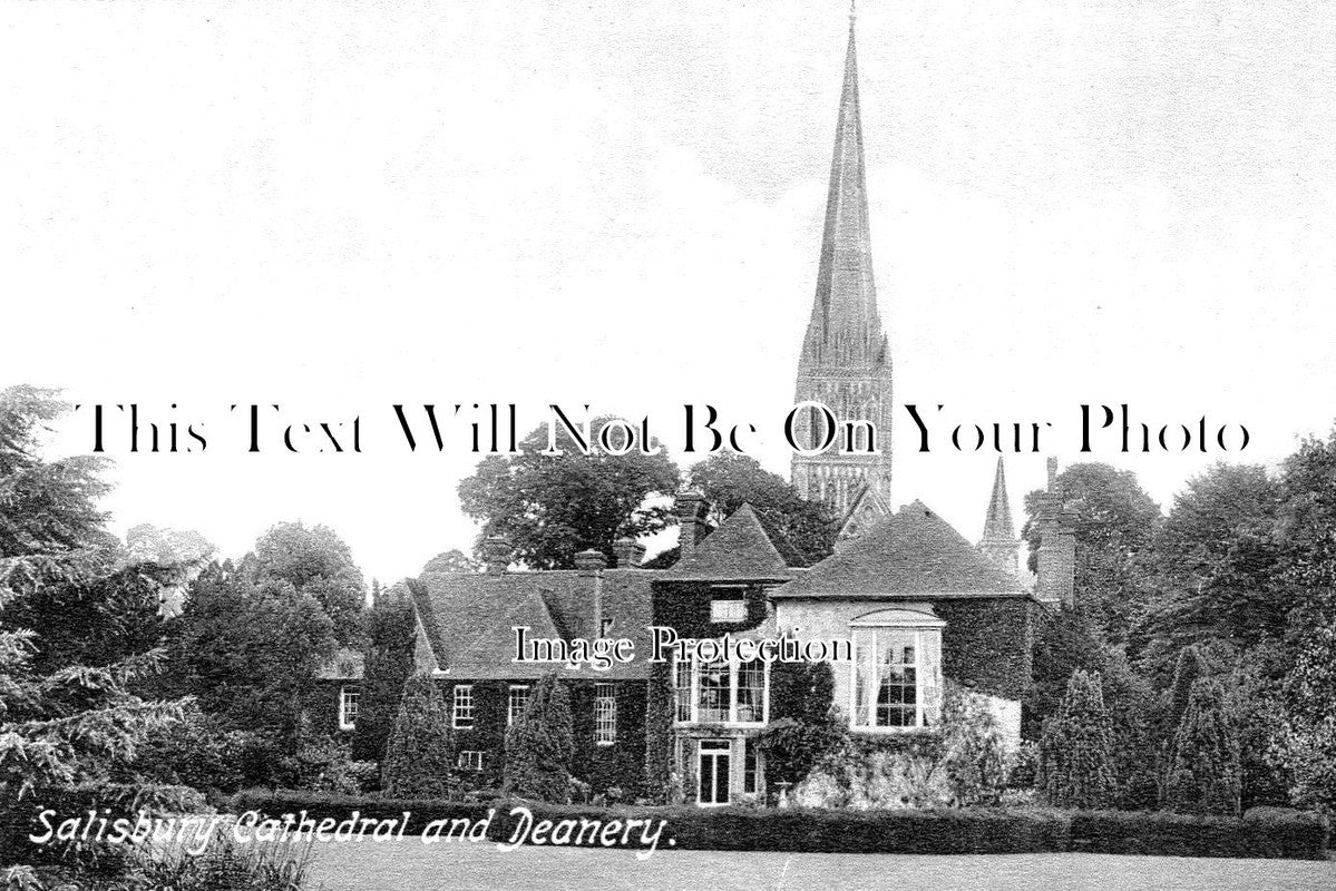 WI 1373 - Salisbury Cathedral & Deanery, Wiltshire c1910