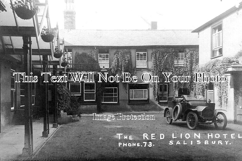 WI 1388 - The Red Lion Hotel, Salisbury, Wiltshire c1912