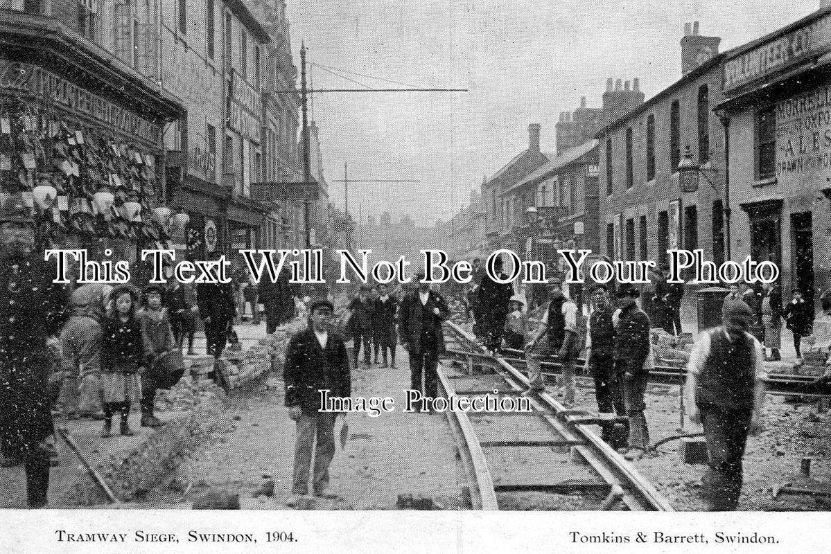 WI 139 - Tramway Siege, Swindon, Wiltshire 1904