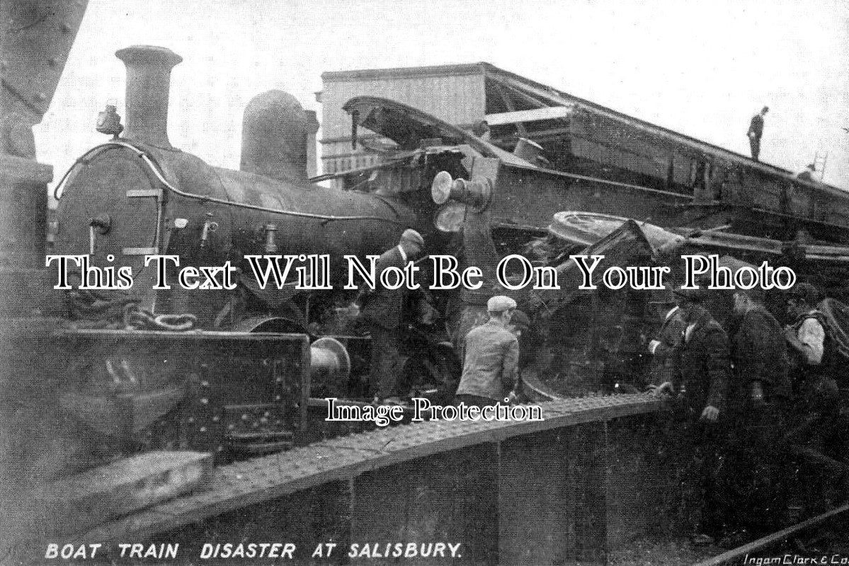 WI 1486 - Boat Train Railway Disaster At Salisbury, Wiltshire 1906