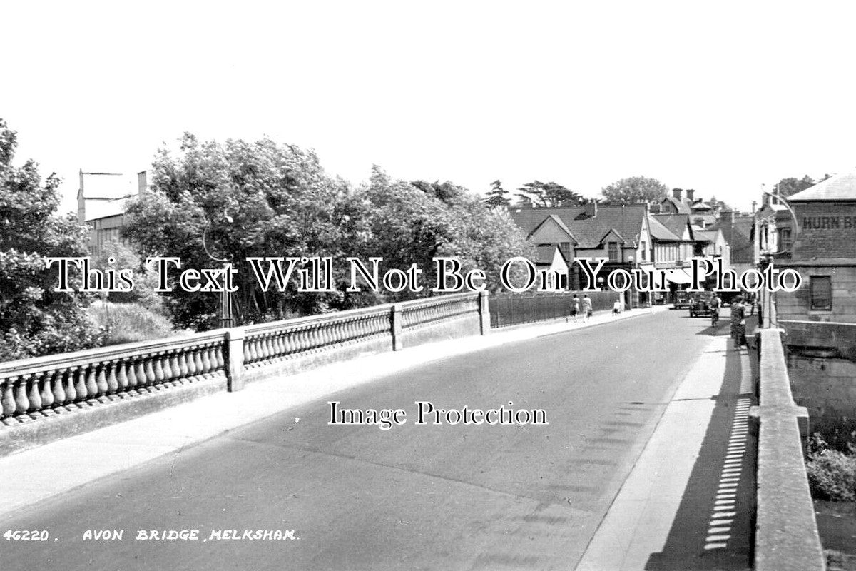 WI 1488 - Avon Bridge, Melksham, Wiltshire c1954