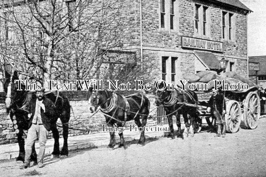 WI 152 - Railway Hotel, Malmesbury, Wiltshire c1905