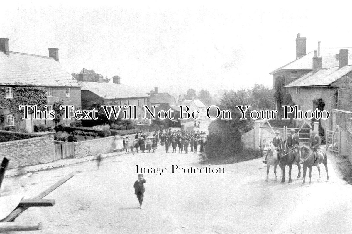 WI 1538 - Whit Walks, Great Cheverell, Wiltshire c1906