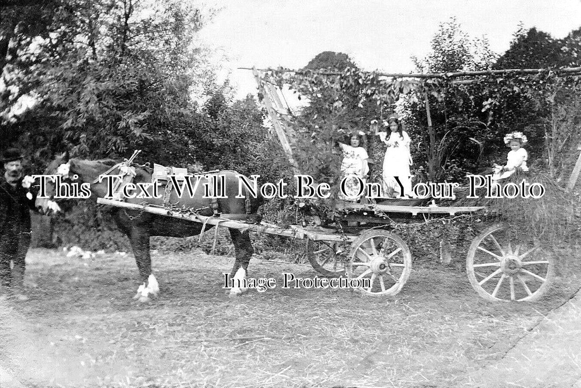 WI 1572 - May Day Carnival Horse & Cart, Marlborough, Wiltshire