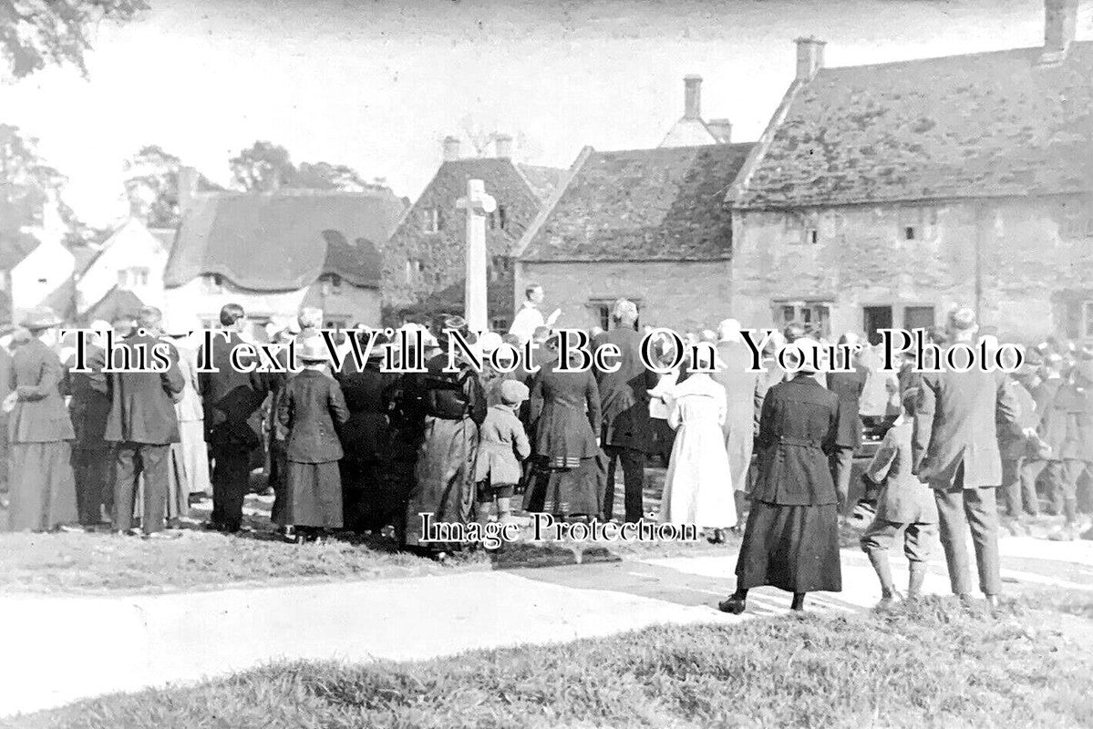 WI 1667 - Biddestone Corsham War Memorial Dedication, Wiltshire 1921