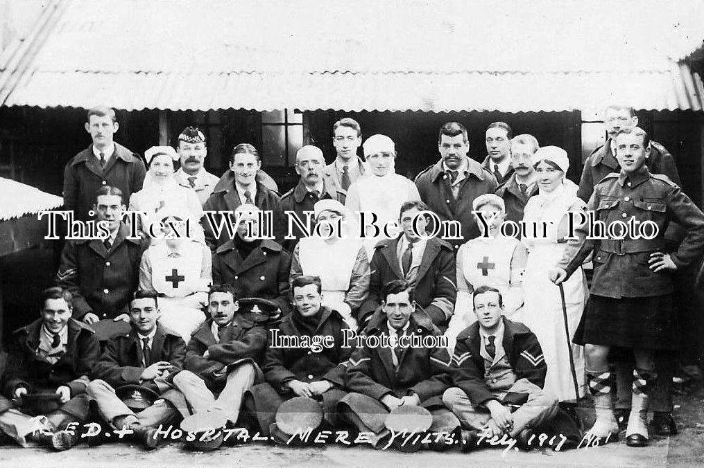 WI 178 - WW1 Red Cross Hospital Nurses, Mere Near Warminster, Wiltshire 1917