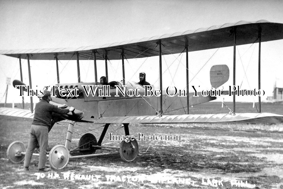 WI 1802 - Renault Tractor Biplane Aeroplane, Lark Hill, Salisbury 1913