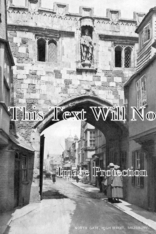 WI 1830 - North Gate, High Street, Salisbury, Wiltshire