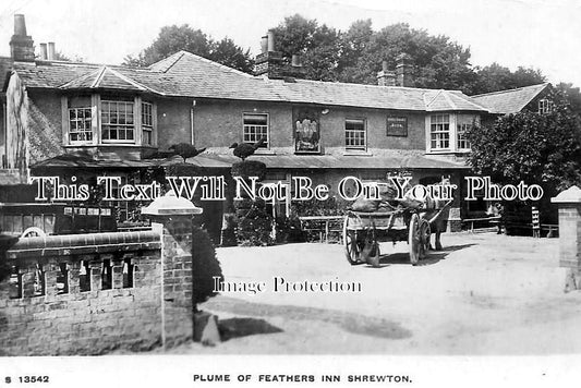 WI 1835 - Plume Of Feathers Inn Pub, Shrewton, Wiltshire c1917