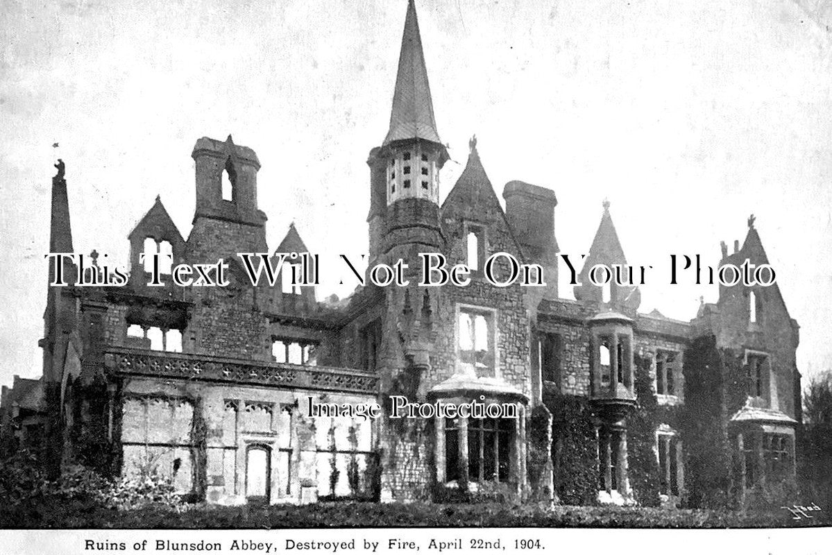 WI 1847 - Ruins Of Blunsdon Abbey, Swindon, Wiltshire 1904