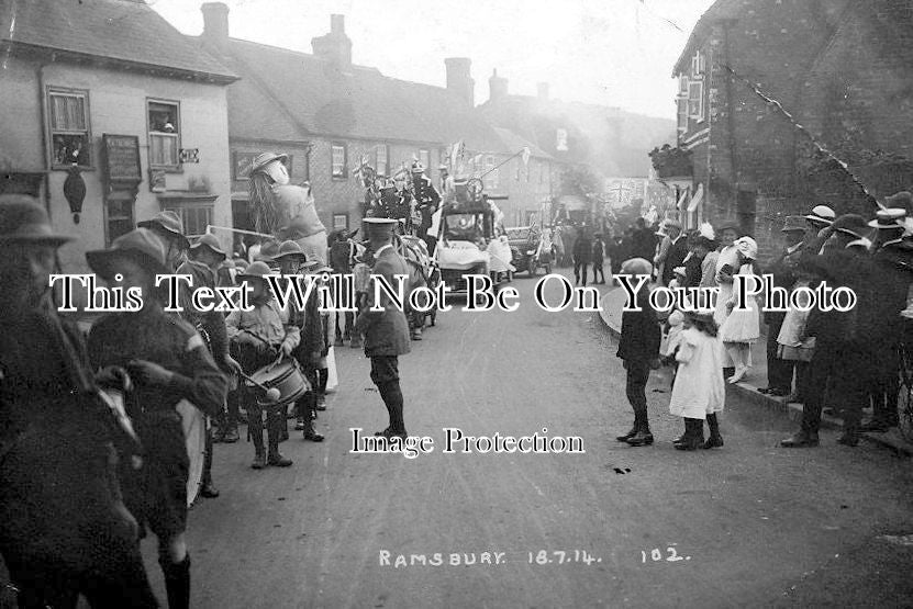 WI 261 - Ramsbury Boy Scouts & Carnival, Wiltshire c1914