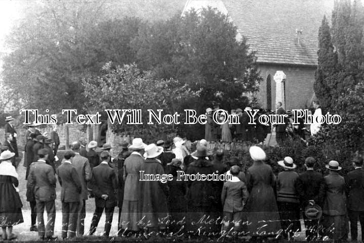 WI 323 - Lord Methuen War Memorial, Kington Langley, Chippenham, Wiltshire 1920