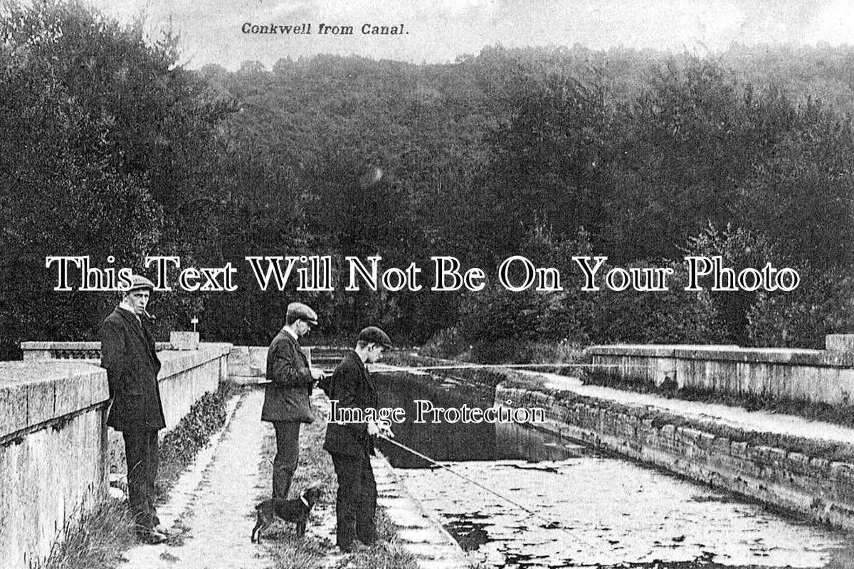 WI 410 - Conkwell From The Canal, Limpley Stoke, Wiltshire c1912