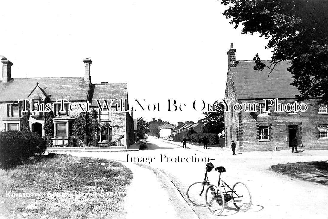 WI 450 - Kingsdown Corner, Upper Stratton, Swindon, Wiltshire c1908