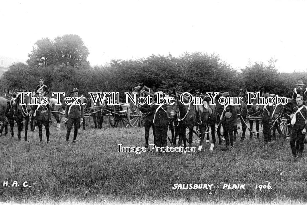 WI 485 - HAC Honourable Artillery Company, Salisbury Plain, Wiltshire 1906