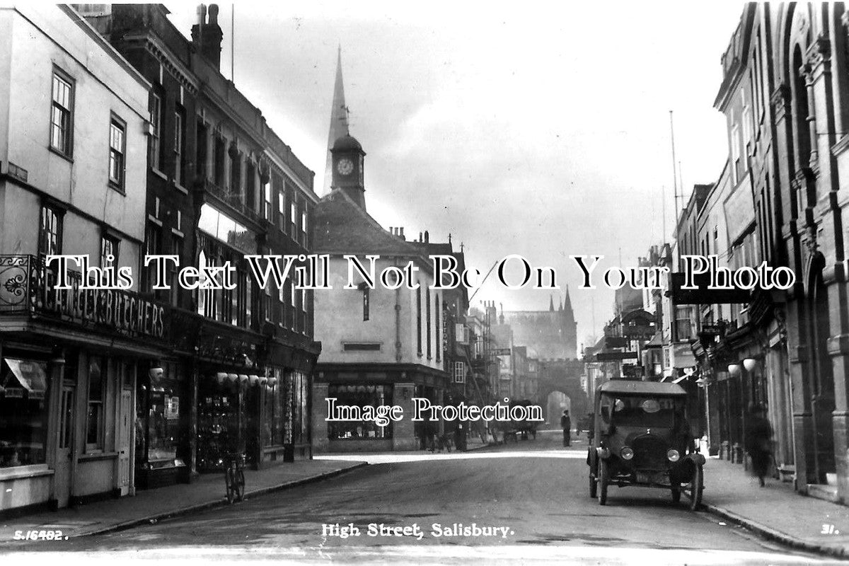 WI 486 - High Street, Salisbury, Wiltshire c1932