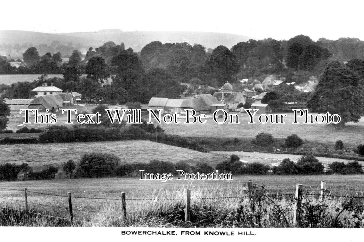 WI 489 - Bowerchalke From Knowle Hill, Wiltshire