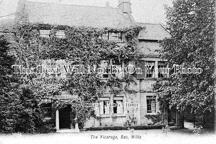WI 543 - The Vicarage, Box, Wiltshire c1904