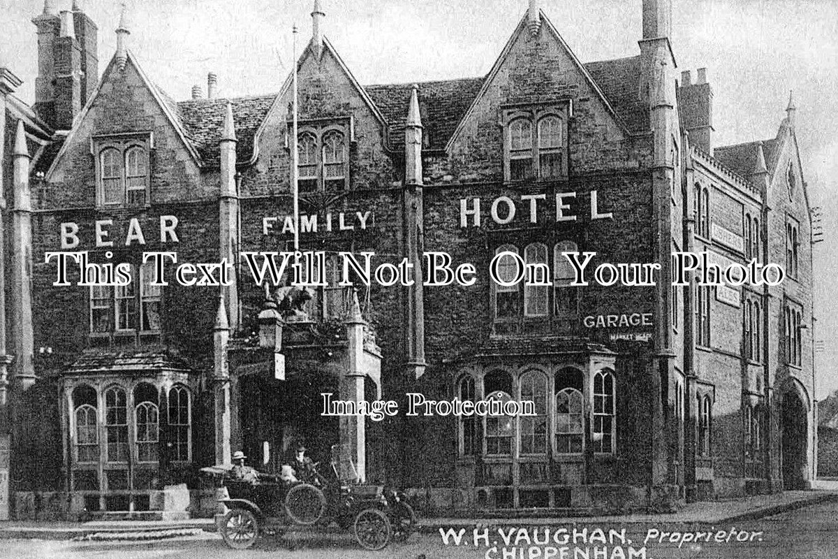 WI 60 - The Bear Family Hotel, Chippenham, Wiltshire c1910
