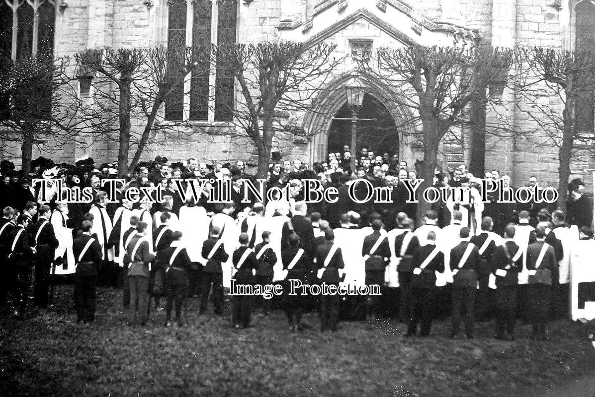 WI 646 - Christchurch Bradford On Avon Funeral, Wiltshire c1900 – JB