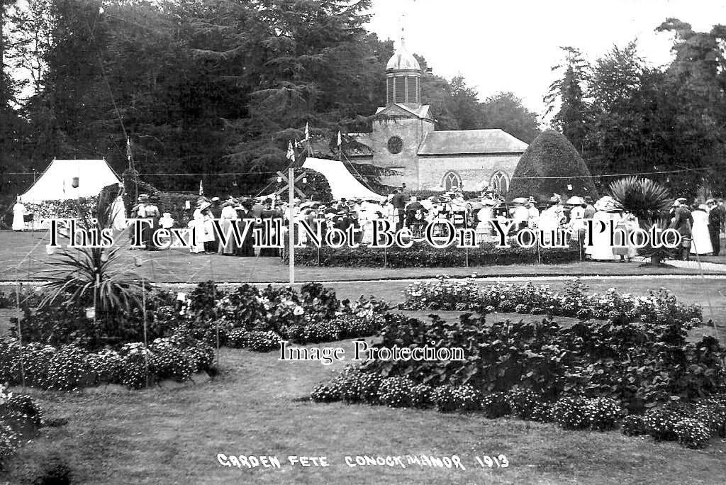 WI 719 - Garden Fete, Conock Manor, Chirton, Wiltshire 1913