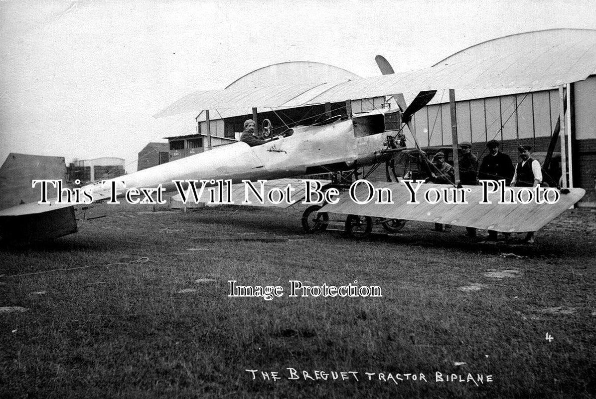 WI 75 - The Breguet Tractor Biplane, Larkhill, Salisbury Plain, Wiltshire