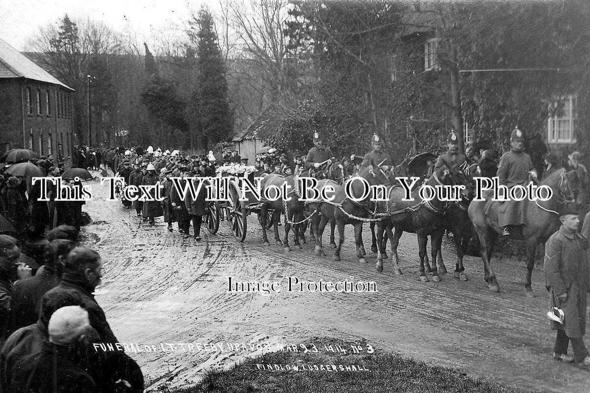 WI 81 - Funeral Of Lt Treeby, Upavon, Wiltshire 1914