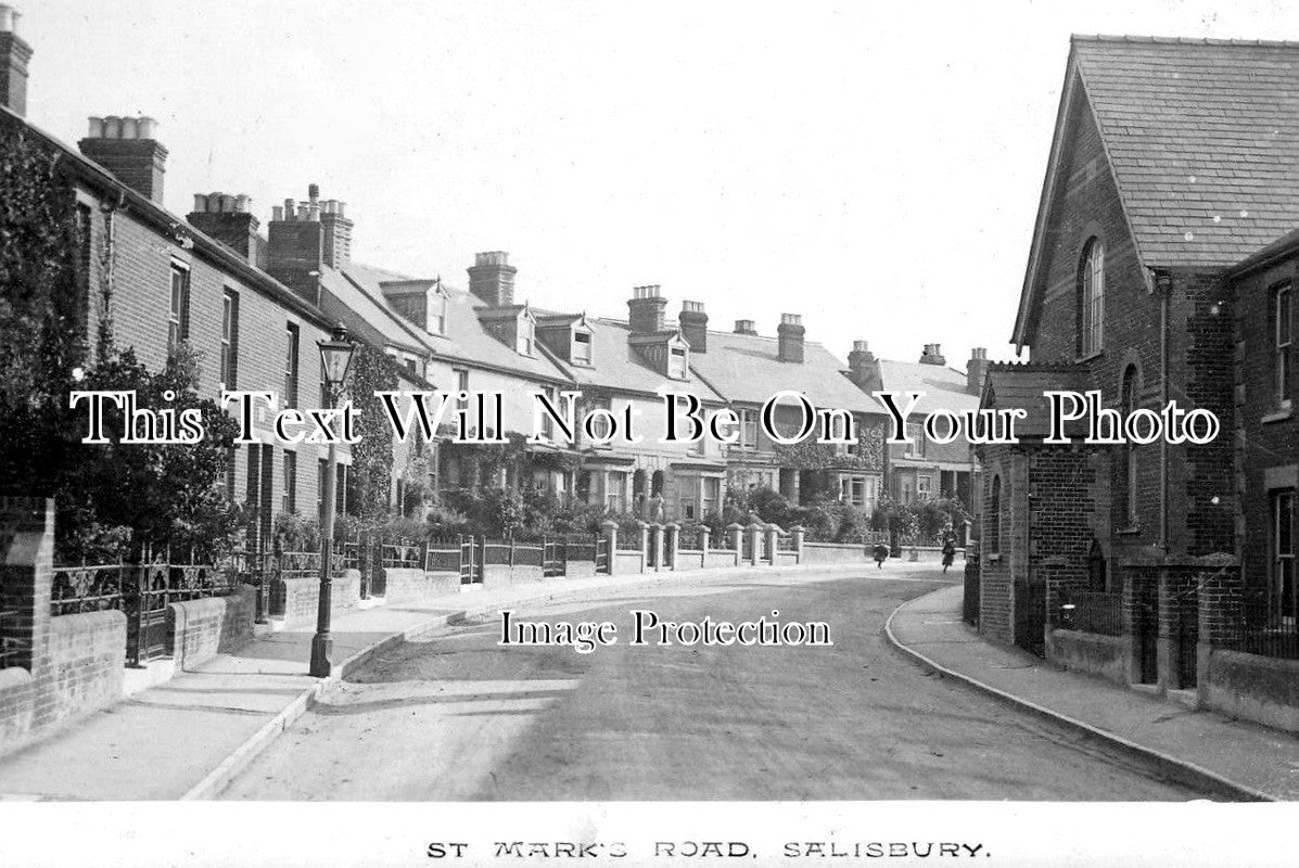 WI 822 - St Marks Road, Salisbury, Wiltshire c1906