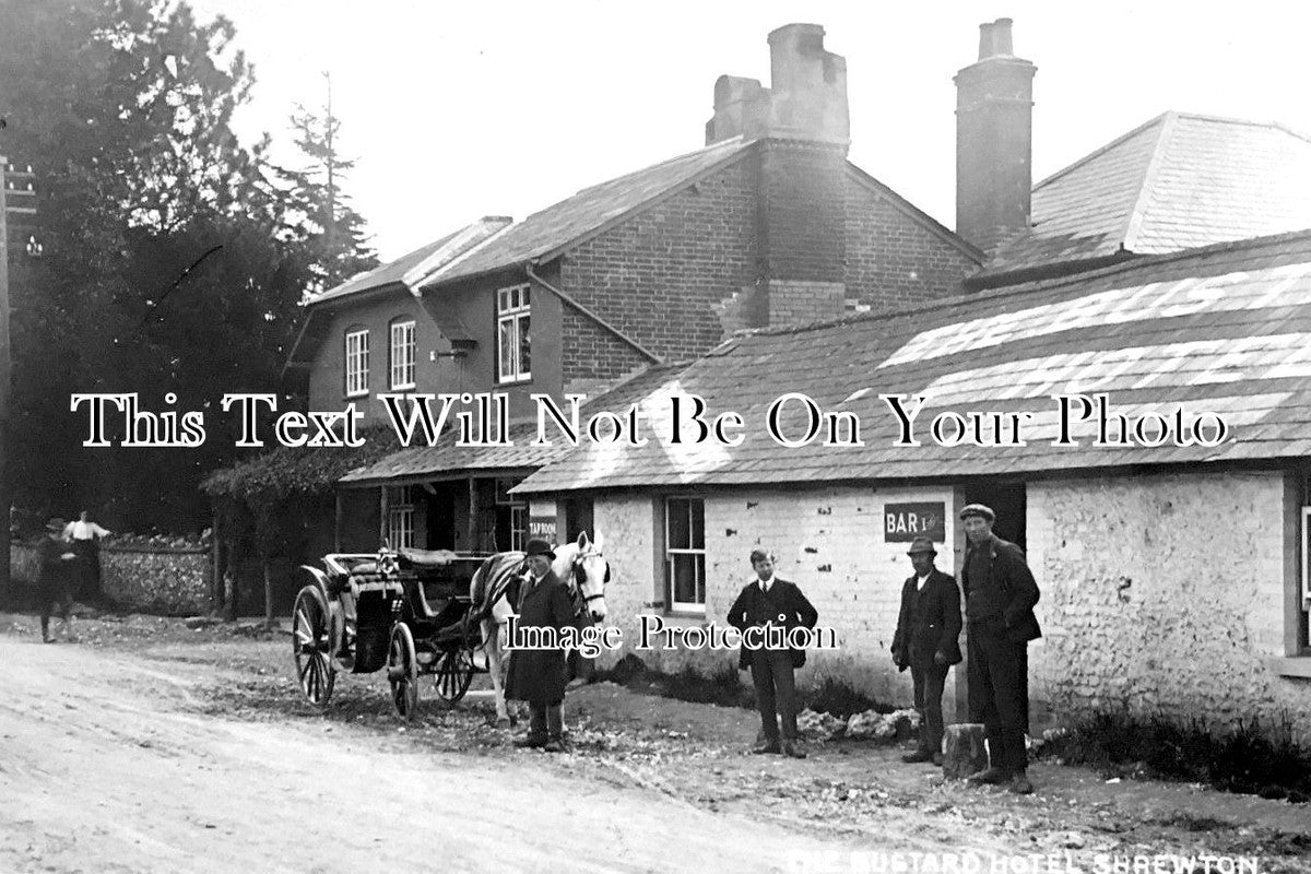 WI 846 - The Bustard Hotel, Shrewton, Wiltshire c1912