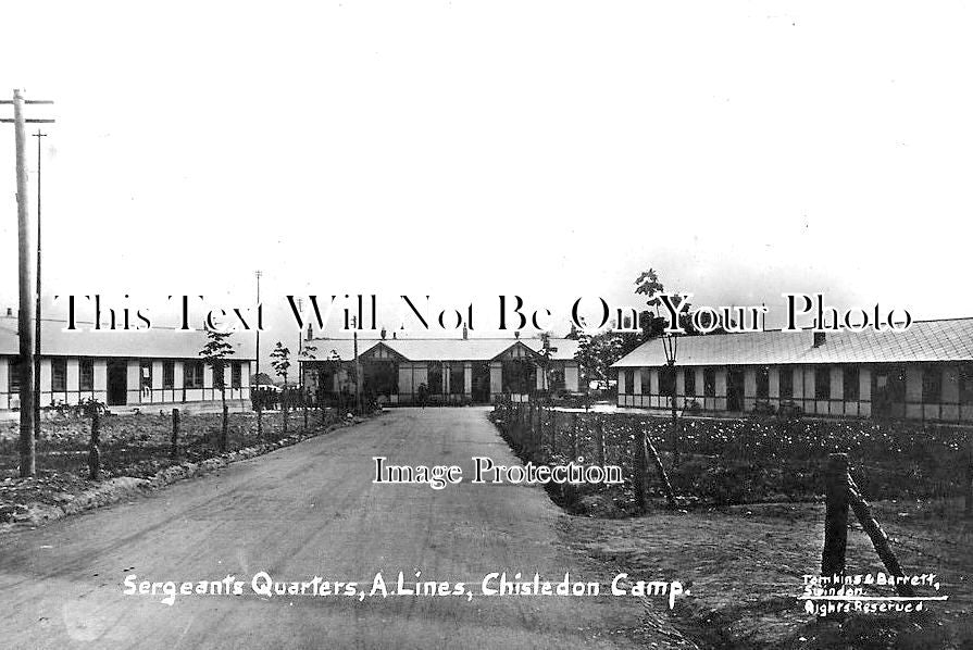 WI 851 - Sergeants Quarters, Chiseldon Camp, Wiltshire c1917