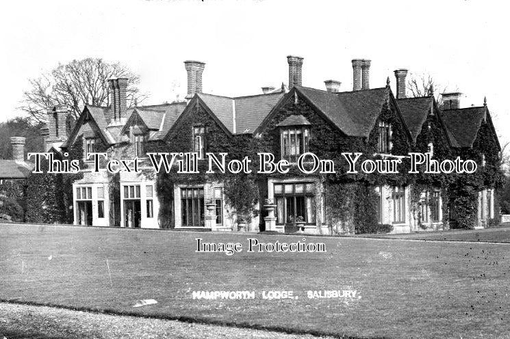 WI 859 - Hampworth Lodge, Salisbury, Wiltshire c1905