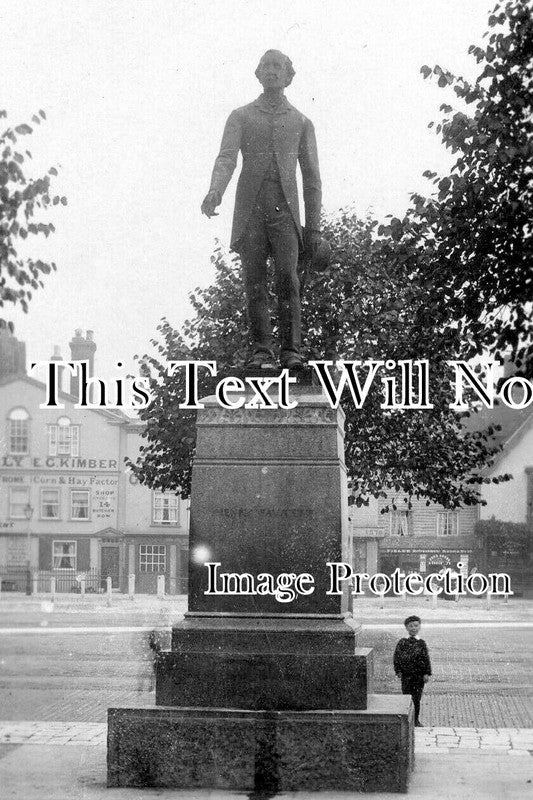 WI 877 - The Fawcett Statue, Salisbury, Wiltshire