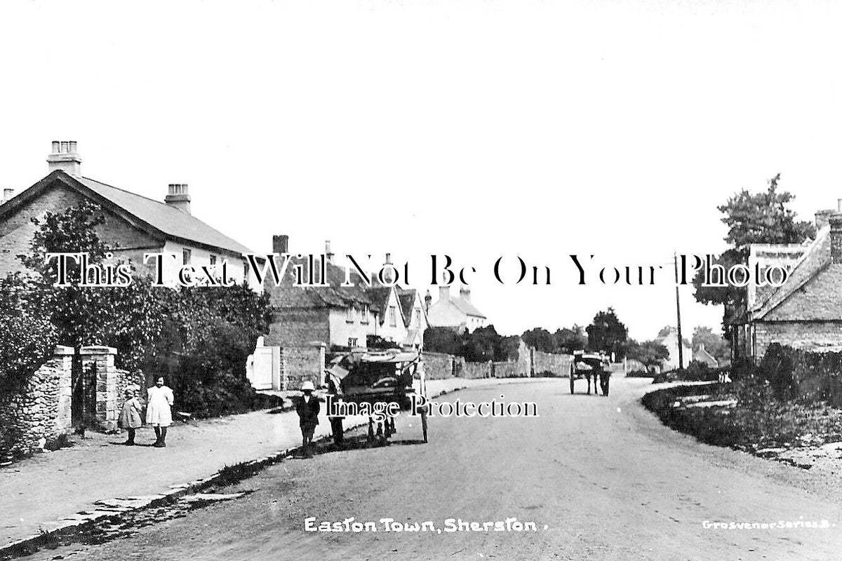 WI 909 - Easton Town, Sherston, Wiltshire c1918
