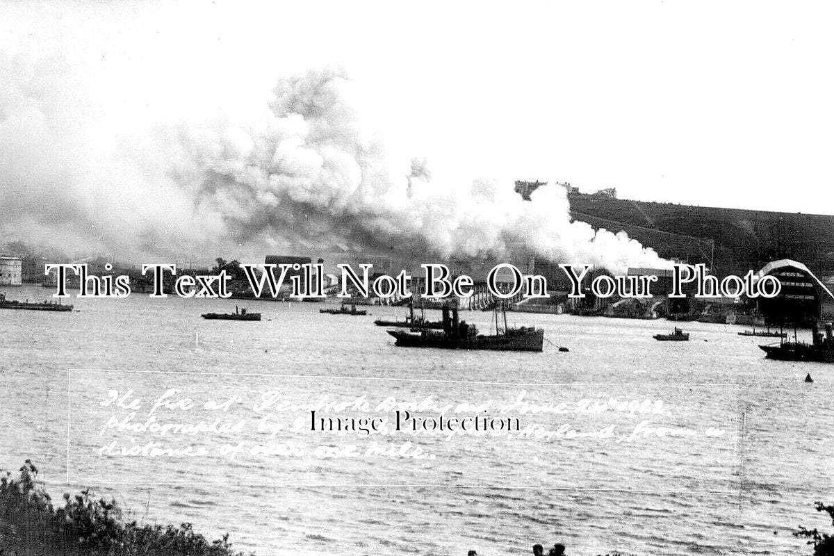 WL 1173 - Fire At Pembroke Dock, Wales