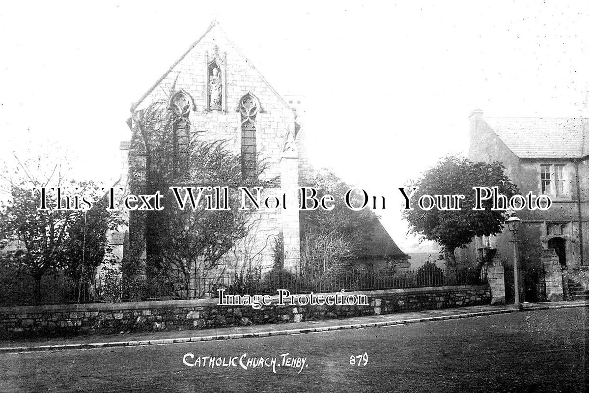 WL 1189 - Catholic Church, Tenby, Wales c1916