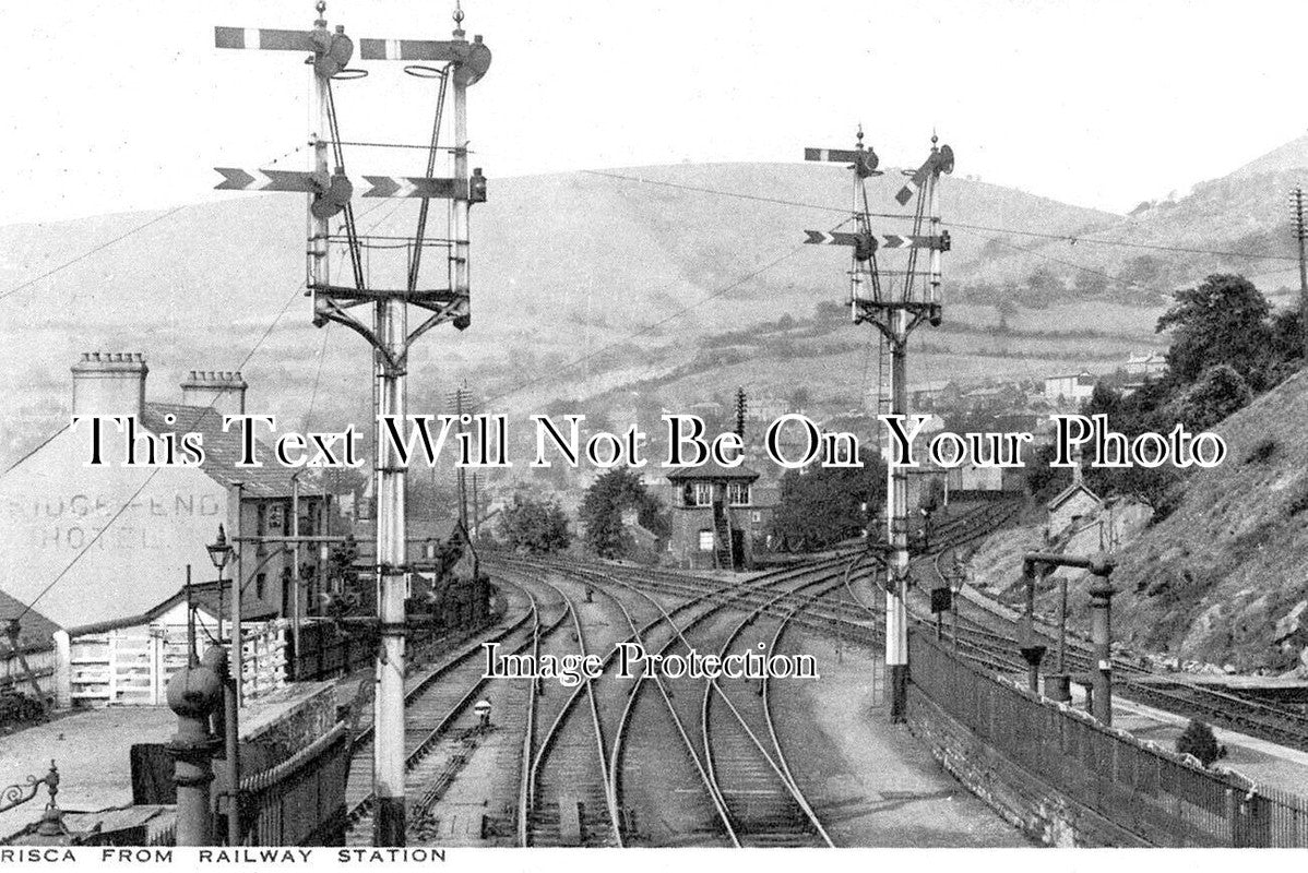 WL 1197 - Risca From Railway Station, Wales c1930
