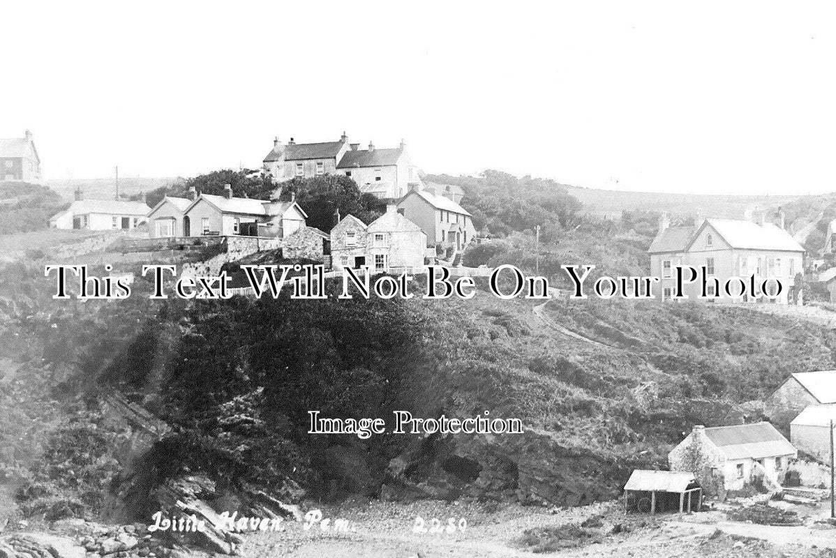 WL 1220 - Little Haven Village, Pembrokeshire, Wales c1914