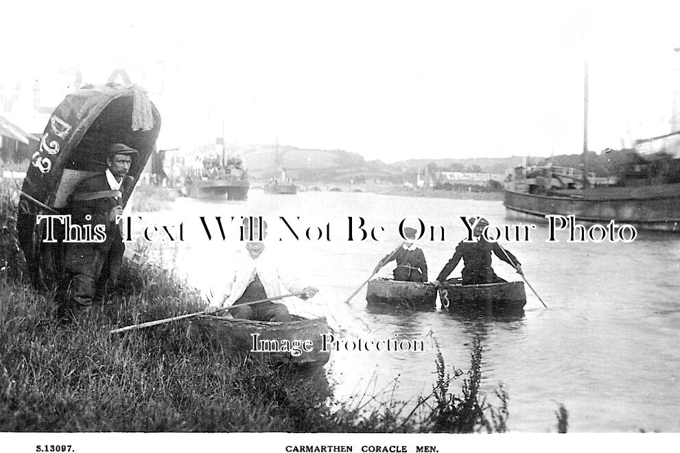 WL 1237 - Carmarthen Coracle Men, Wales